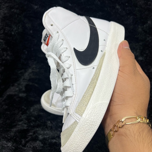 Nike Blazer Mid ‘77 Vintage White Black Sail men’s Sz 6.5 Sneakers CZ1055-100 - Picture 4 of 16